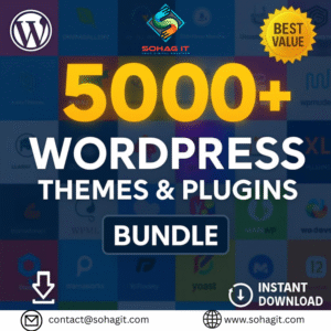 5000+ WordPress Theme & Plugins MEGA Package Bundle
