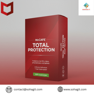 McAfee Total Protection 5 Device, 2 Years Global Key