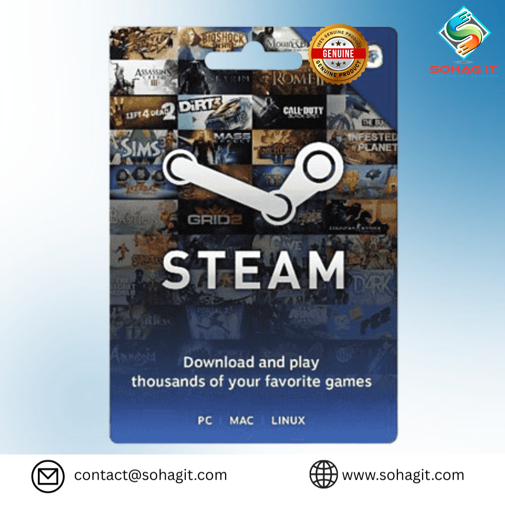 Steam Gift Card USD | Steam Key | BANGLADESH